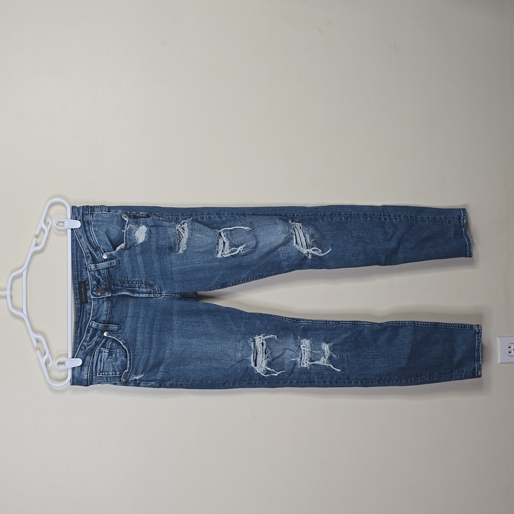 Silver Straight-leg Jeans 30"